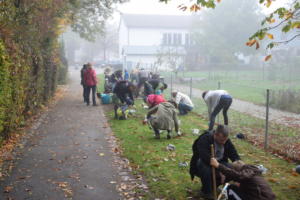 Unsere Helfer am Pfarrkindergarten.